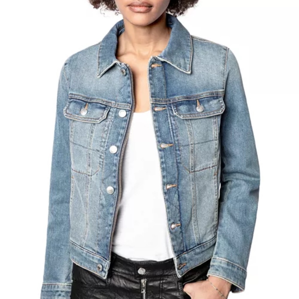 Zadig & Voltaire Kioky Band of Sisters Denim Jacket - Like-New